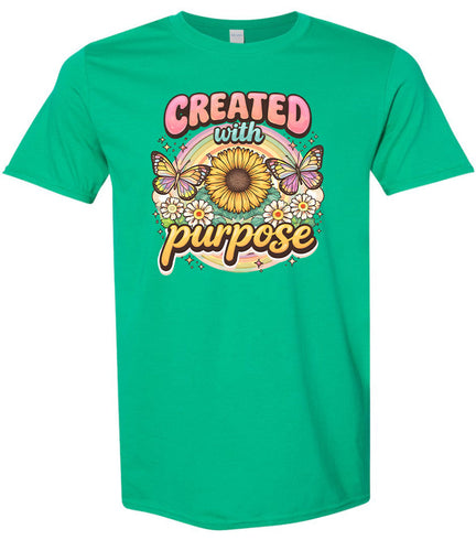 Created with Purpose Adult Gildan Soft Shirt