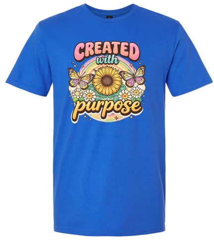 Created with Purpose Adult Gildan Soft Shirt