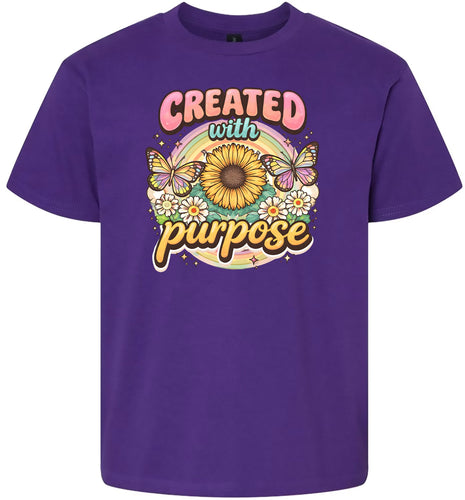 Created with Purpose Children's Gildan Soft Shirt