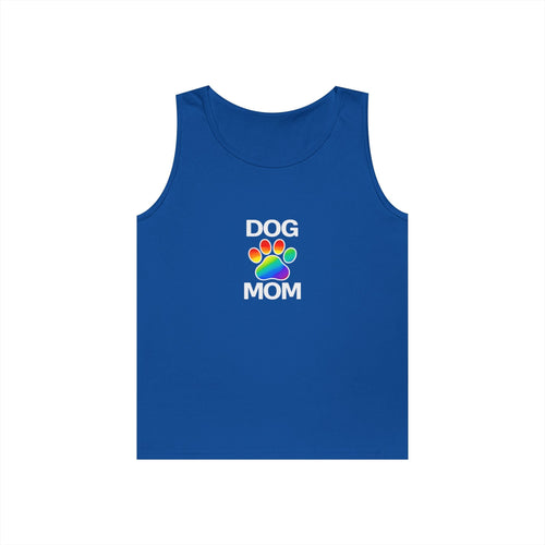 Pride Dog Mom Unisex Heavy Cotton Tank Top (9 Colors)