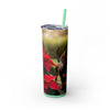 Skinny Tumbler with Straw – 20 oz Stainless Steel Cup