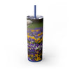 Skinny Tumbler with Straw – 20 oz Stainless Steel Cup