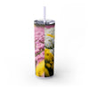 Skinny Tumbler with Straw – 20 oz Stainless Steel Cup