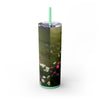 Skinny Tumbler with Straw – 20 oz Stainless Steel Cup