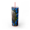 Skinny Tumbler with Straw – 20 oz Stainless Steel Cup