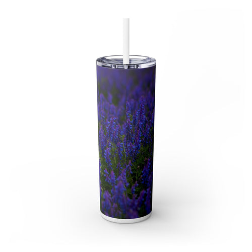 Skinny Tumbler with Straw – 20 oz Stainless Steel Cup