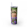 Skinny Tumbler with Straw – 20 oz Stainless Steel Cup