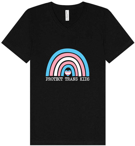 Protect Trans Kids Unisex V-Neck Shirt