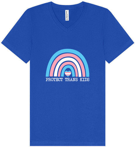 Protect Trans Kids Unisex V-Neck Shirt
