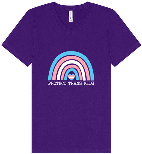 Protect Trans Kids Unisex V-Neck Shirt