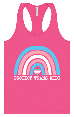 Protect Trans Kids Women's Racerback Tank