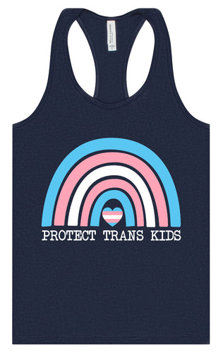 Protect Trans Kids Women's Racerback Tank