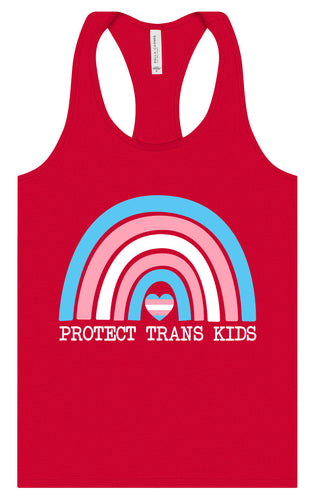 Protect Trans Kids Women's Racerback Tank