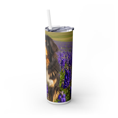 Skinny Tumbler with Straw – 20 oz Stainless Steel Cup