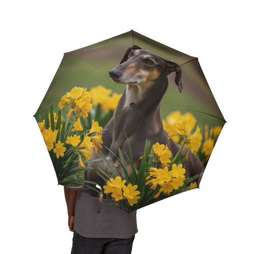48 Semi-Automatic Umbrella – Windproof Large Travel Rain Umbrella