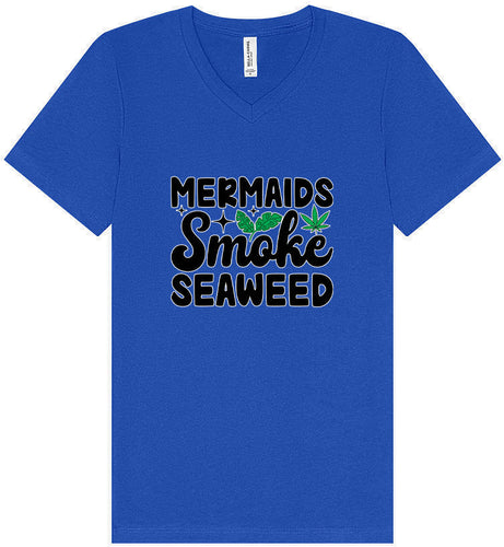 Mermaids Smoke Seaweed Unisex V-Neck Shirt
