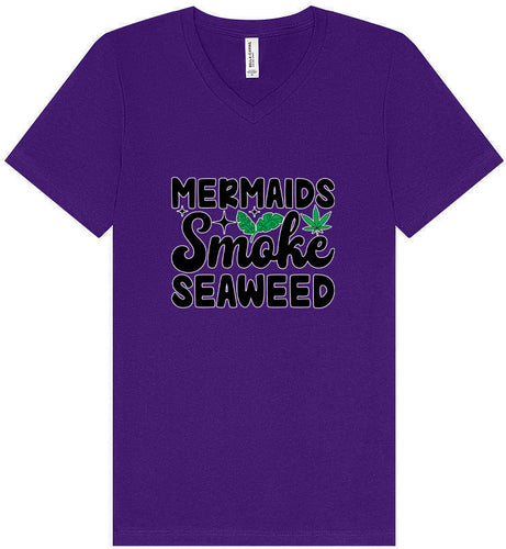 Mermaids Smoke Seaweed Unisex V-Neck Shirt