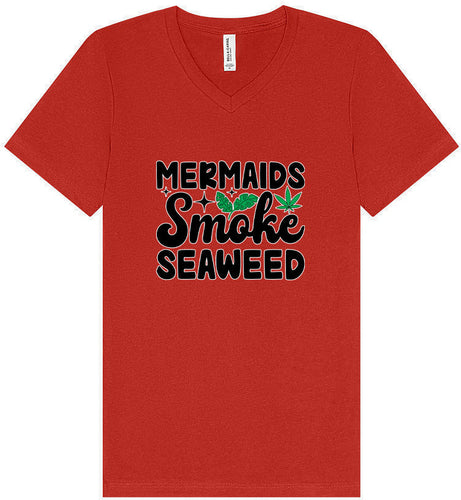 Mermaids Smoke Seaweed Unisex V-Neck Shirt