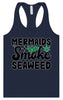 Mermaids Smoke Seaweed Women's Racerback Tank