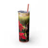 Skinny Tumbler with Straw – 20 oz Stainless Steel Cup