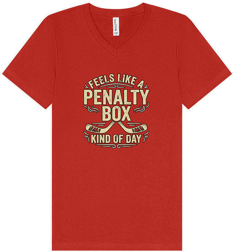 Penalty Box Kind of Day Unisex V-Neck Shirt