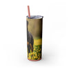 Skinny Tumbler with Straw – 20 oz Stainless Steel Cup