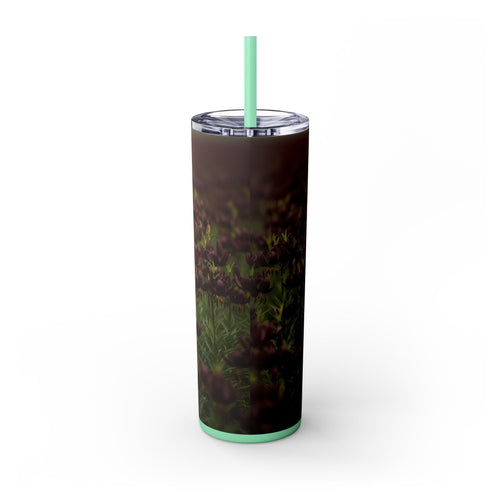 Skinny Tumbler with Straw – 20 oz Stainless Steel Cup