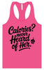 Calories Never Heard of Her Women's Racerback Tank