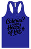 Calories Never Heard of Her Women's Racerback Tank