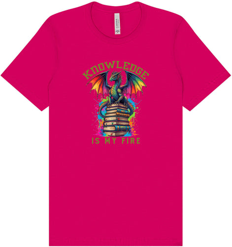 Knowledge is My Fire Adult Bella Canvas Shirt
