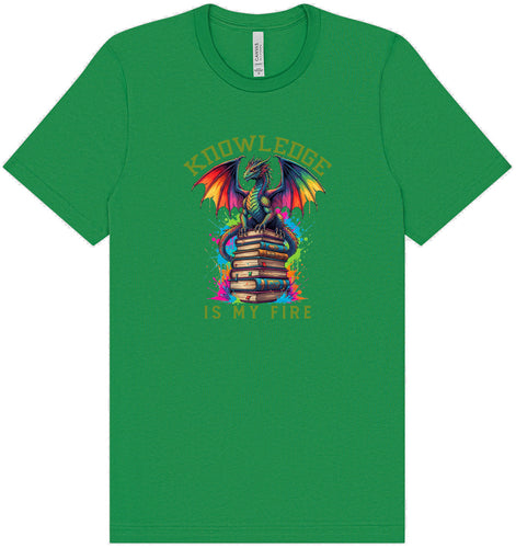 Knowledge is My Fire Adult Bella Canvas Shirt