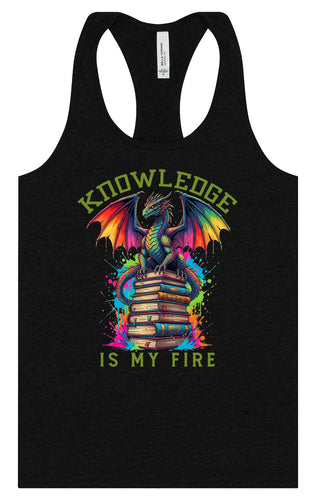 Knowledge is My Fire Women's Racerback Tank