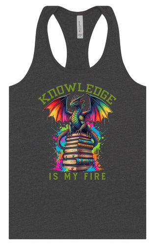 Knowledge is My Fire Women's Racerback Tank