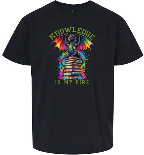 Knowledge is My Fire Children's Gildan Soft Shirt