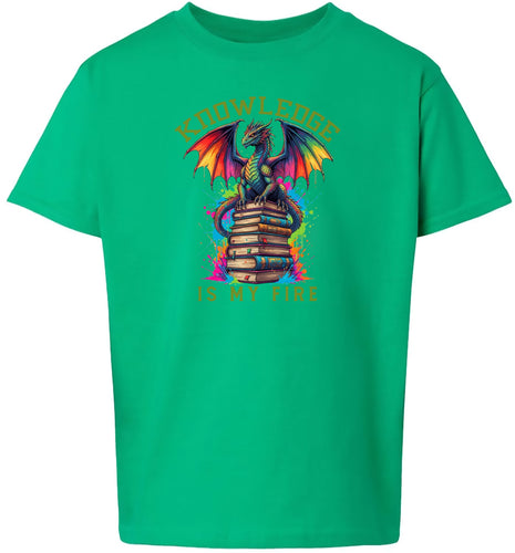 Knowledge is My Fire Children's Gildan Soft Shirt