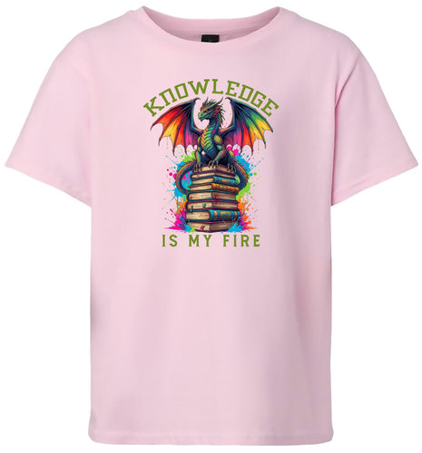 Knowledge is My Fire Children's Gildan Soft Shirt