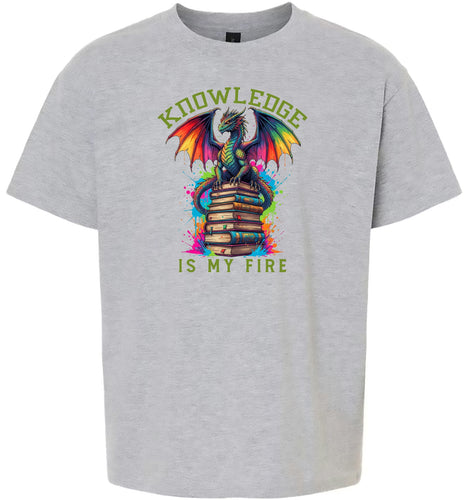 Knowledge is My Fire Children's Gildan Soft Shirt