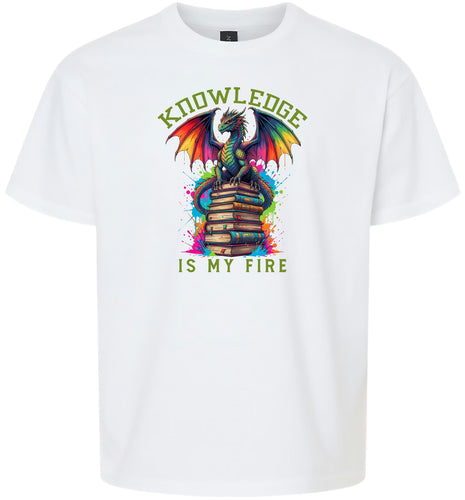 Knowledge is My Fire Children's Gildan Soft Shirt
