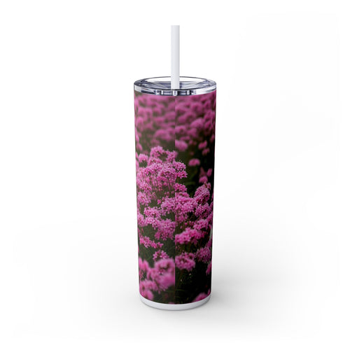 Skinny Tumbler with Straw – 20 oz Stainless Steel Cup