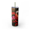 Skinny Tumbler with Straw – 20 oz Stainless Steel Cup