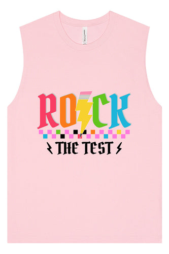 Rock the Test Muscle Tank