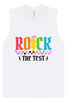 Rock the Test Muscle Tank