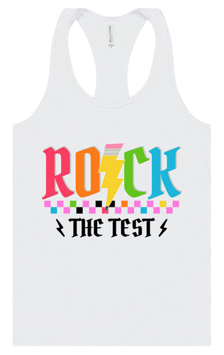 Rock the Test Women's Racerback Tank