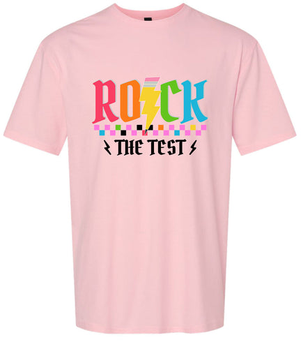 Rock the Test Adult Gildan Soft Shirt
