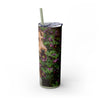 Skinny Tumbler with Straw – 20 oz Stainless Steel Cup