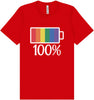 Pride Battery Charged Adult Bella Canvas Shirt