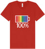 Pride Battery Charged Unisex V-Neck Shirt