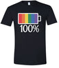 Pride Battery Charged Adult Gildan Soft Shirt