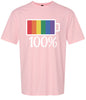Pride Battery Charged Adult Gildan Soft Shirt