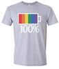 Pride Battery Charged Adult Gildan Soft Shirt